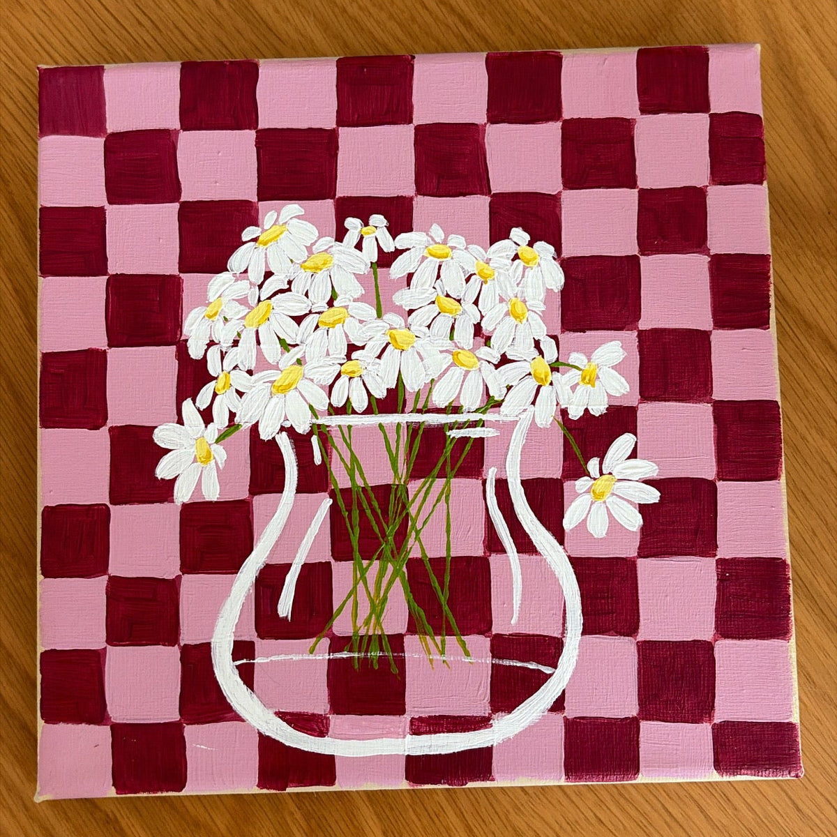 Checkered daisies