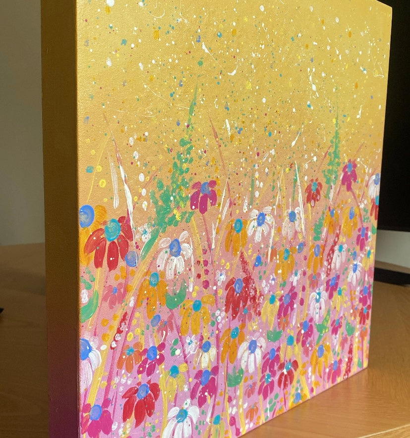 'Dotty' Abstract Floral Art