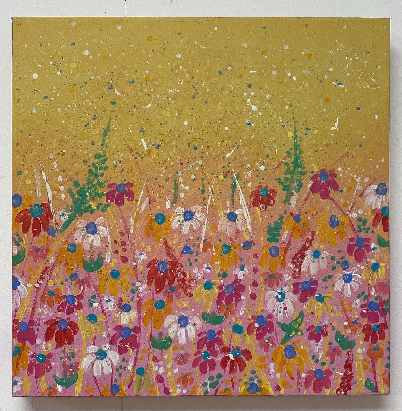'Dotty' Abstract Floral Art