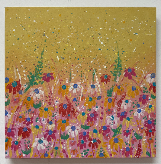 'Dotty' Abstract Floral Art