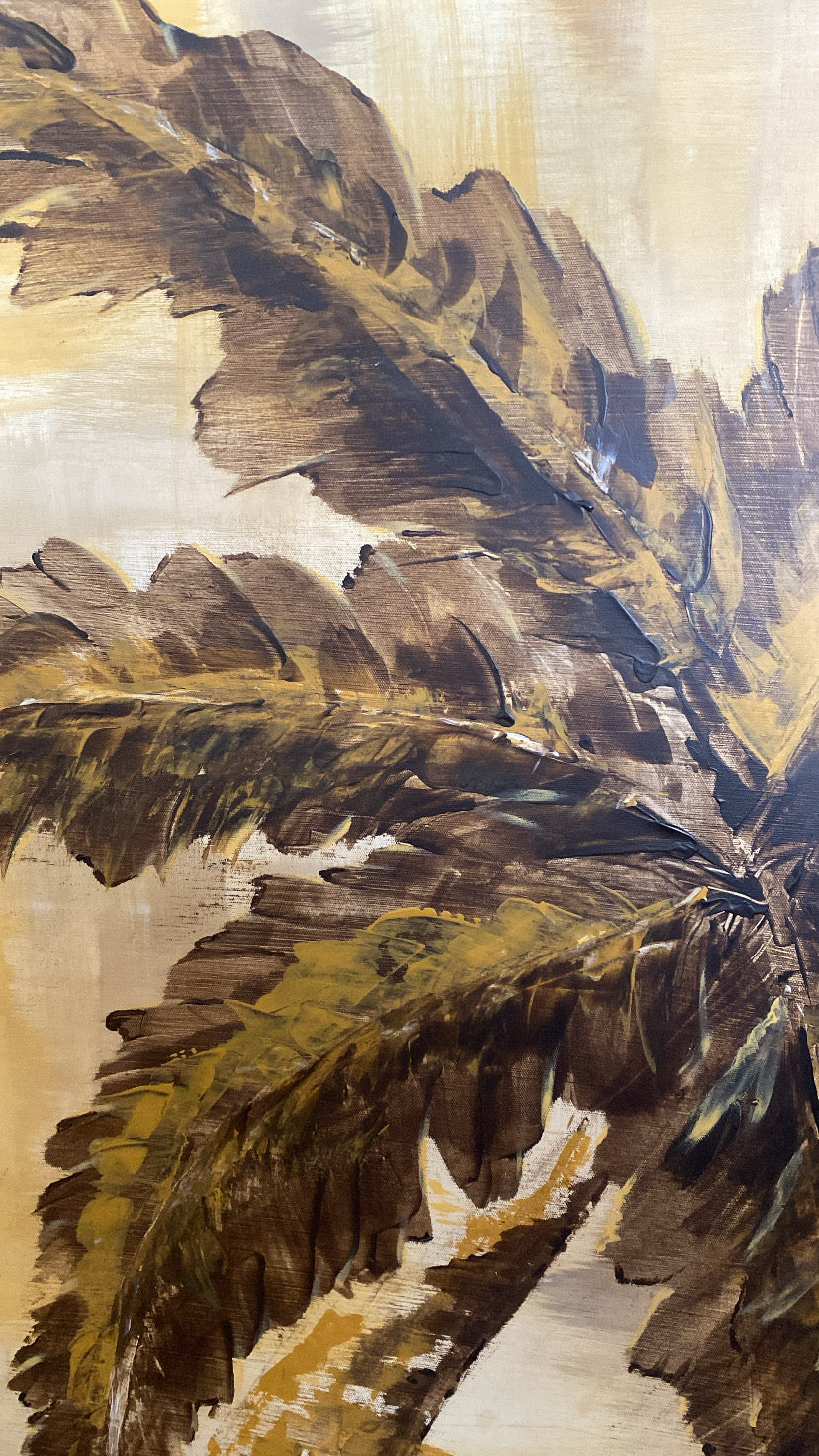 'Ochrè Palma' Abstract Art