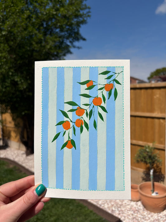 Pinstripe oranges