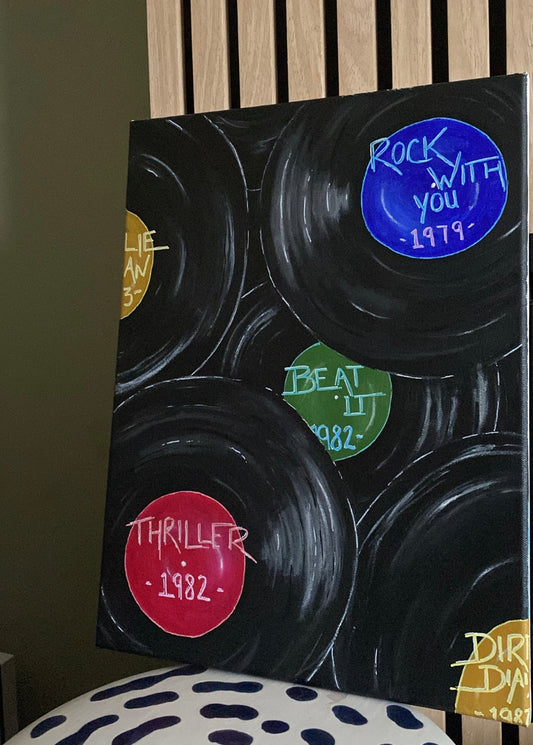 Micheal Jackson songs Inspired Record art