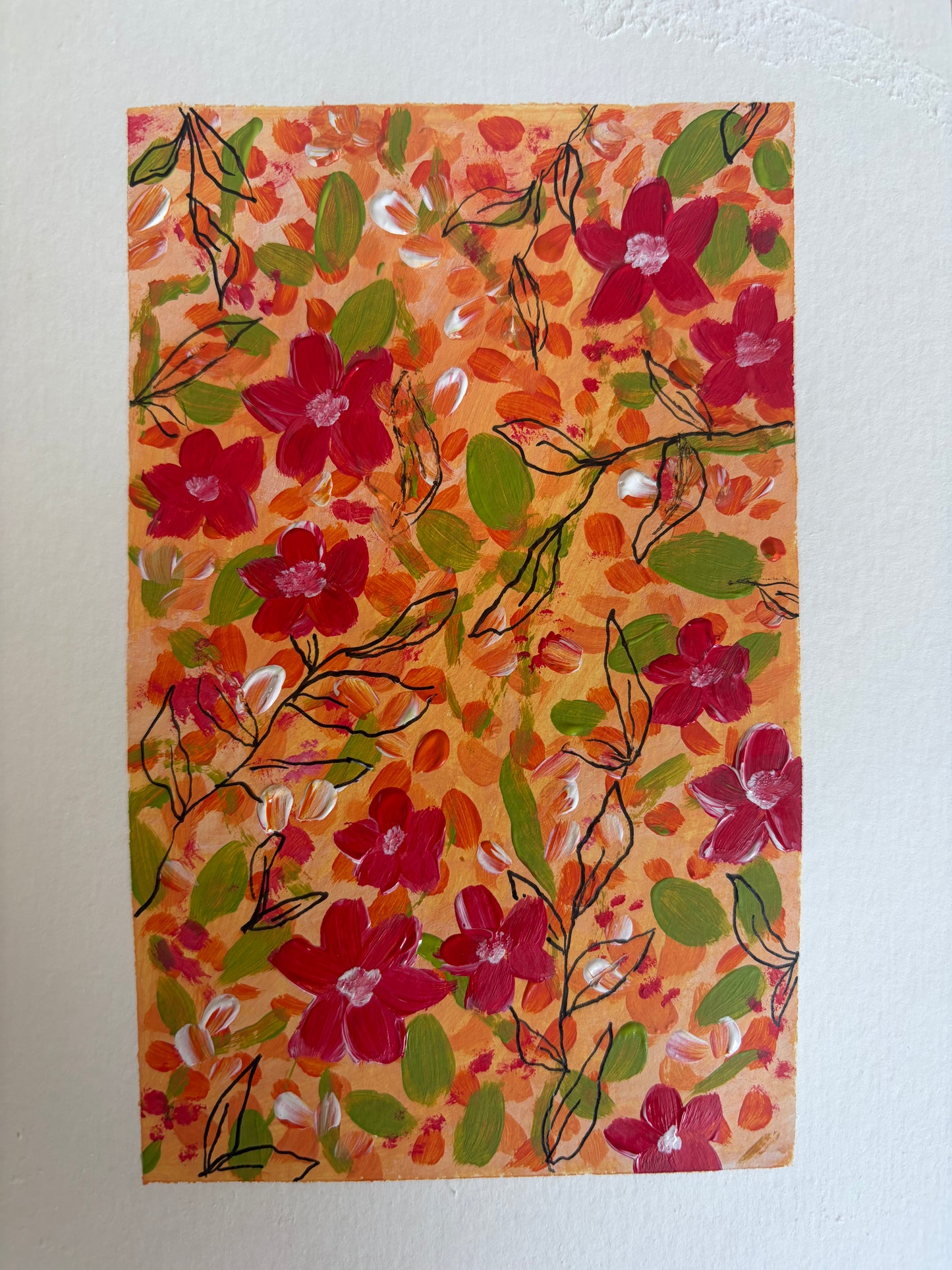 A5 Cherry, Lime, Sunset Florals